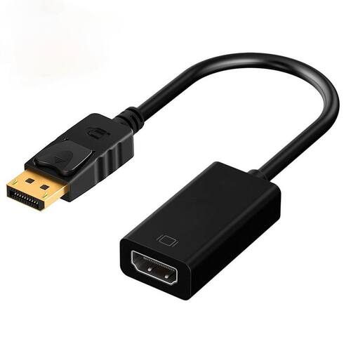 DP To HDMI-compatible Adapter Cable 4K Laptop Monitor Graphi