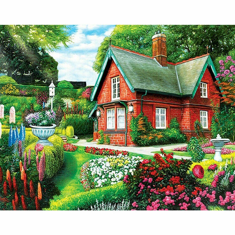 Full Drill 5D Diamond Painting Spring Cross Stitch Kits