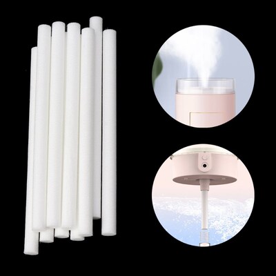 10Pcs 7mmx115mm Humidifiers Filters Cotton Swab for