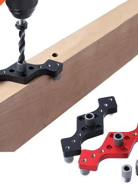 Alloy Vertical Pocket Hole Jig Woodworking 6/8/10mm Drilling