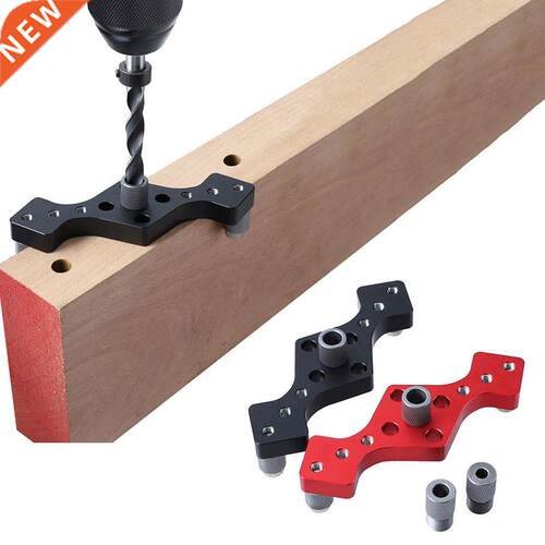 Alloy Vertical Pocket Hole Jig Woodworking 6/8/10mm Drilling