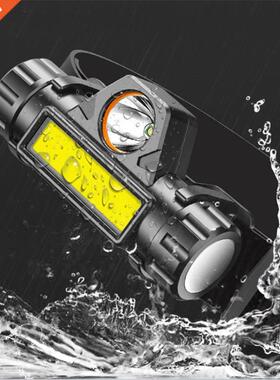Portable mini Powerful Headlamp USB Rechargeable LED Headlig