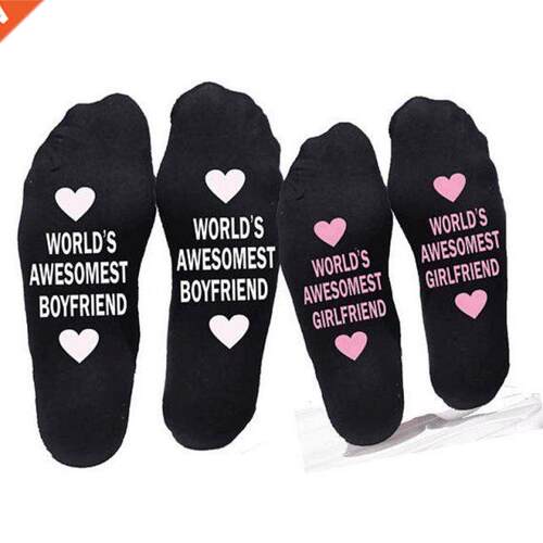 New Gift for Boyfriend Cotton Alphabet Socks Ankle Small Lov