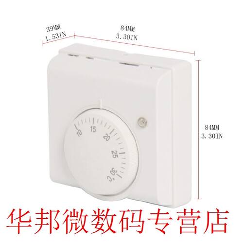 220V Room Mechanical Thermostat Regulator Temperature Contro