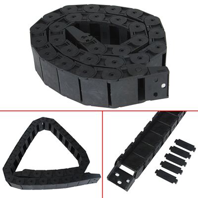 Semi Closed Cable Drag Chain R38 1M 1000mm 40