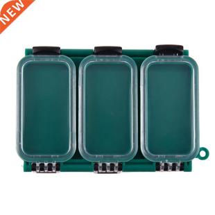 Double Side 6 Compartments Fishing Tackle Lure Box Plastic W