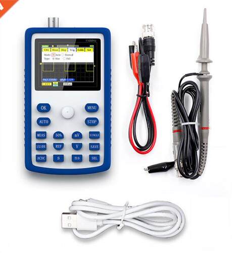 FNIRSI-1C15 2.4 Inch Digital Multimeter Oscilloscope 500MS/s