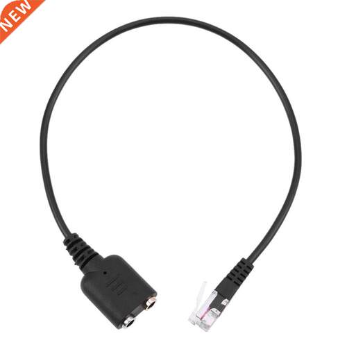 31cm Adapter Cale 3.5mm Audio Jack Female to Male RJ9 Plug
