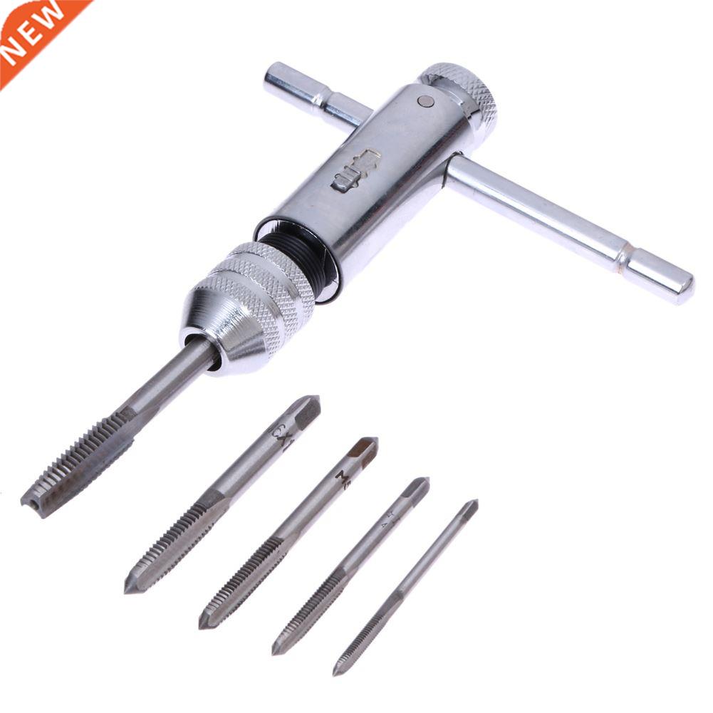 5Pcs MM8 THandle Ratchet Tap Wrench Machinist Tool Screw Th