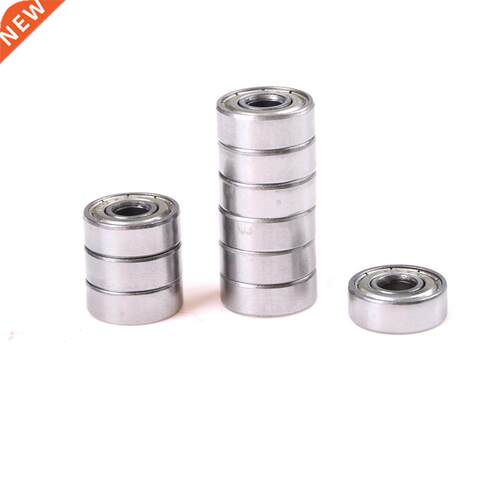 10 Pcs Mini 624-ZZ Double Shielded Radial Bearings Miniature