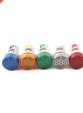 22mm LED Auto Round Vtage Frosted Surface Mini Digital Dis