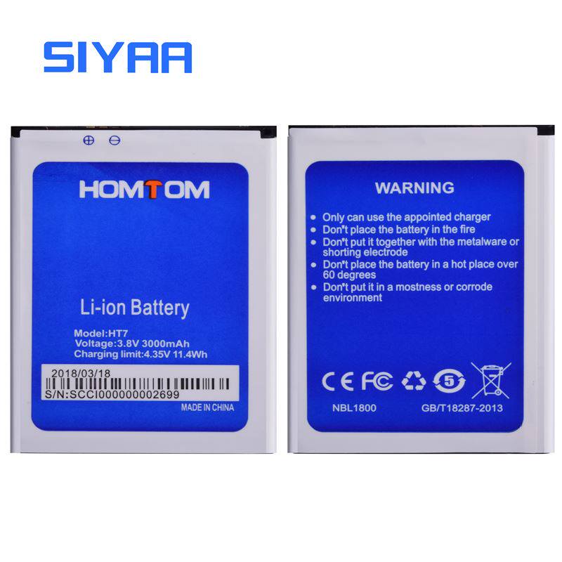 SIYAA Phone Original Battery ht7 For Homtom HT7 Mobile Phon