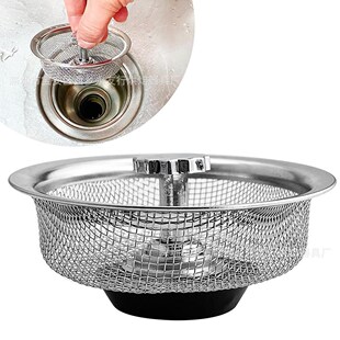 Kitchen Sink Drain Strainer Basket Catcher Stainless Steel
