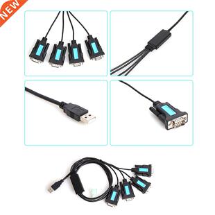 9-Pin DB9 Serial Cable PL2303 Chipset Male A Adapter 4 Port