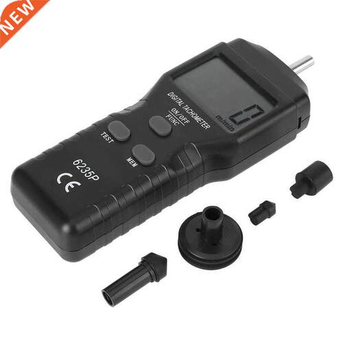 6235p Smart LCD Digital Tachometer 1.0-19999 rpm Contact-Typ