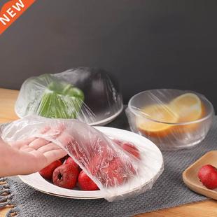 Disposable Food Cover Plastic Wrap Elastic Food Lids For Fr