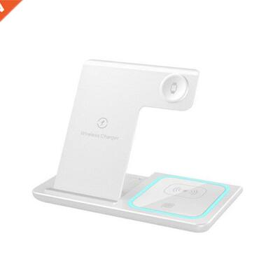 X455 Three-in-one Wireless Charger Foldable Double Coil Hori