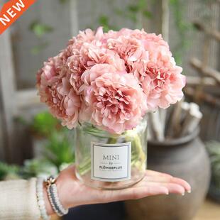 pink silk hydrangeas artificial flowers wedding flowers for