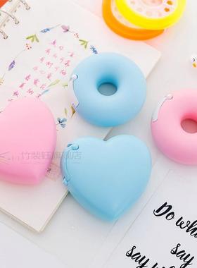 Candy Color ing Tape Cutter Design Of Love Heart/Donut Shape