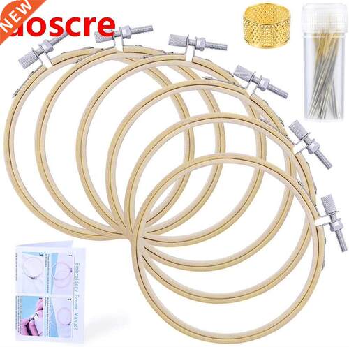 Embroidery Hoop Set, 6 Pcs Cross Stitch Hoops, Embroidery Ci