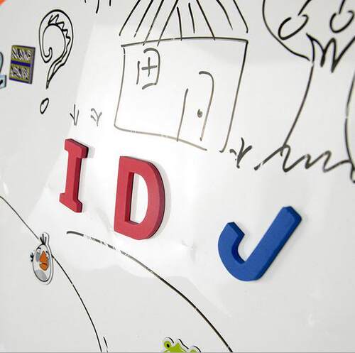 60*45cm Flexible Soft Kids iron Whiteboard not Magnet Sheet
