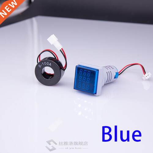 *New in1 22mm Digital Voltmeter Ammeter Hz 60-500V 0-100A