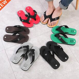 Men Summer Flip Flops Beach Sandals Anti-slip Casual Flat Sh