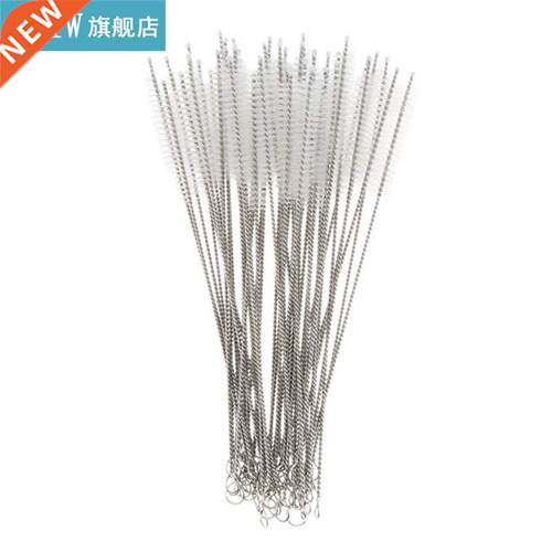 50Pcs/Set Reusable Straw Brush Eco Friendly Stainless Steel