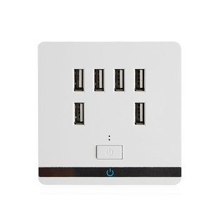 DC 5V 3.4A 6 Port USB Wall Charger Adapter Outlet Power Sock