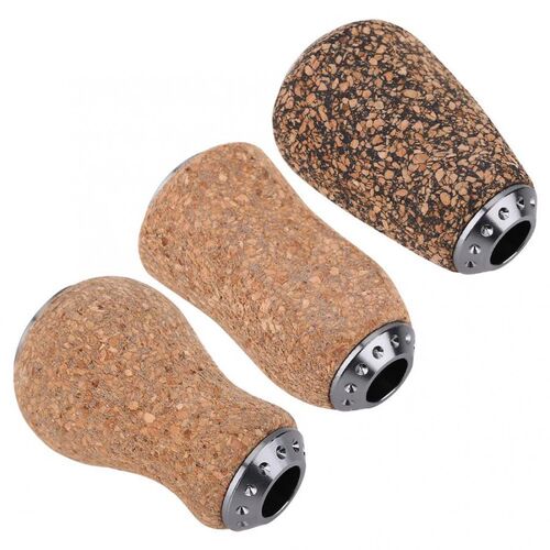 1pc Fishing Reel Handle Knob DIY Wood Cork Handle Knobs Repl