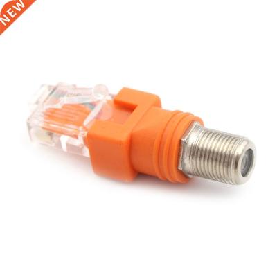 1Pcs F-Type Connector RF Female To RJ45 Male Coaxial Barrel