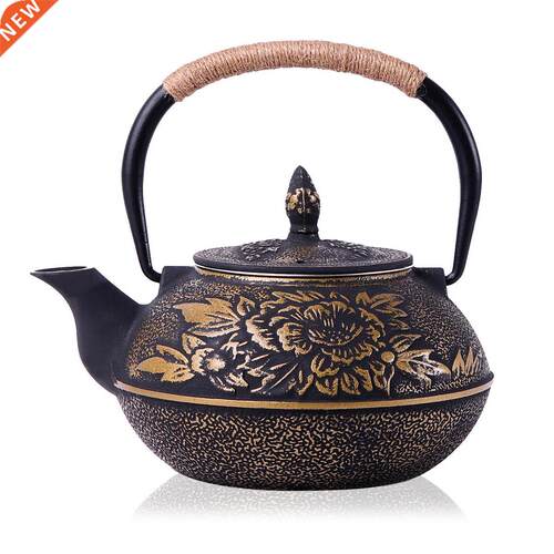 Cast iron pot teapot granule pot handmade old iron pot uncoa