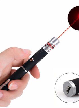 Laser-Pointer-Pen 52nm Green Usb-High-Power 5MW Red 500-To-