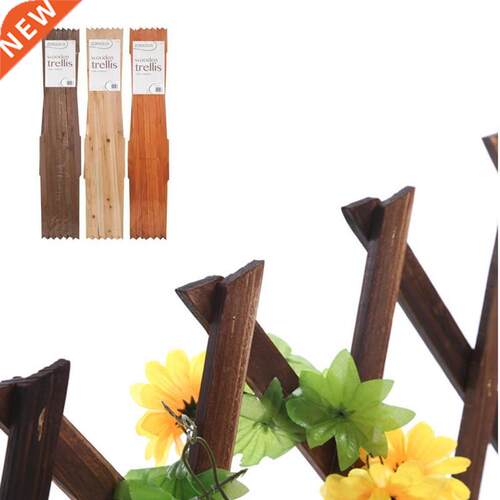 ZORASN 5Ft Expanding Wooden Garden Wall Fence Panel Plant Cl