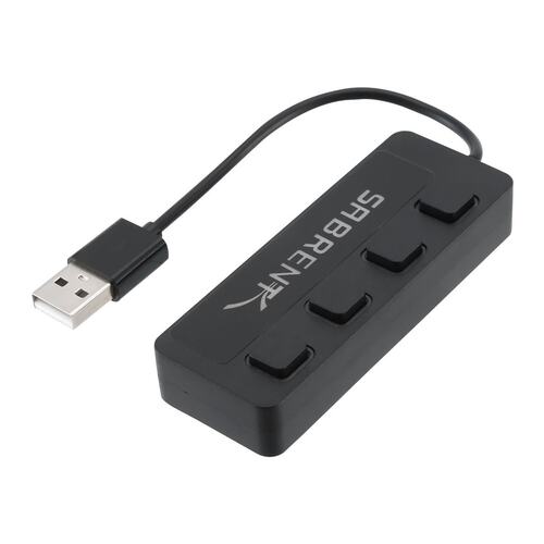 USB HUB 2.0 High Speed4 Port All In One For PC Windows Mac