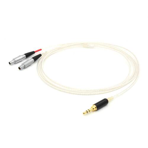 3.5mm Silver plated 99.988% 5N OFC Cable For HD800 Headphone
