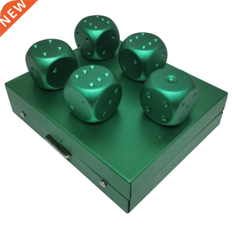 16MM Metal 6-Sided Game Dice Set Colors Dice for Board Games