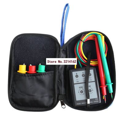 Smart LED Three 3 Phase Rotation with LED Indicator Tester D