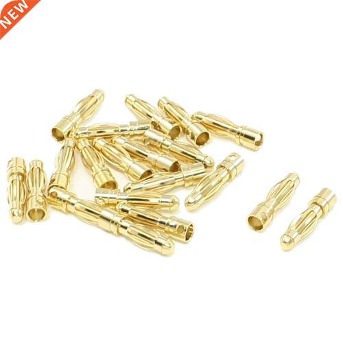 20pcs RC Model Battery Male Banana Bullet Connector Plug 4mm