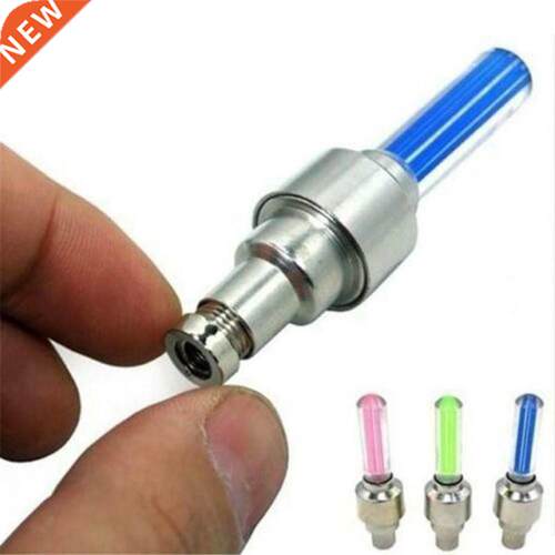 2PCS Wheels Lamp Valve Stem LED CAP for Cycling Bicycle Cars