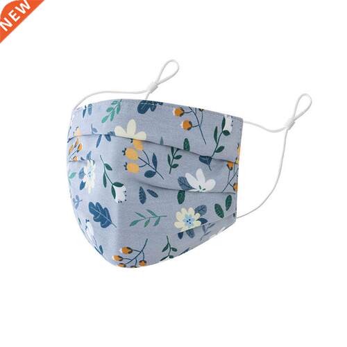 Floral Mask Adult Fashion Designer Printed Reusable Fabric