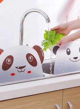 1Pc New Arrival Kitchen Sink Water Splash Guards with Sucker