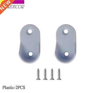 20X17mm Oval Closet Rod End Supports Hardware Accessores W