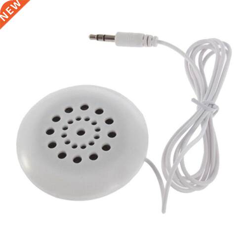 3.5mm Mini Speaker Pad for MP3 MP4 CD iPod Phone White
