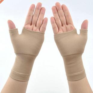 2PCS Arthritis chinlon Wrist Support Muscles Gloves Compress