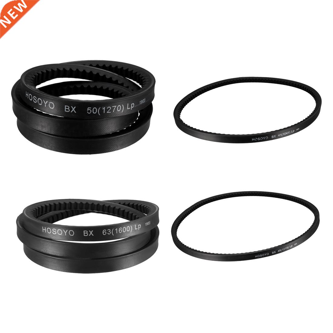 5pcs Drive V-Belt Industrial Rubber Transmission Belt Replac