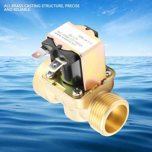 Brass DN20 G3/4 Normal Closed Pilot-operated Water Inlet Ele