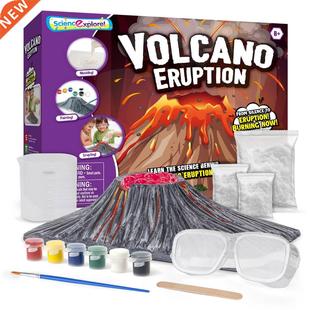 Kids Science Toys DIY Volcano experiment Kit School physics
