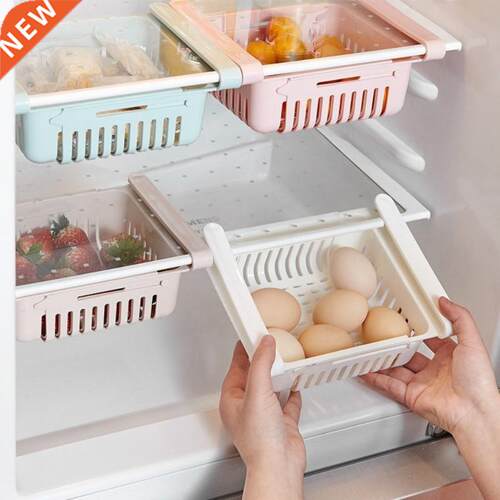 Multifunctional Kitchen Organizer Adjustable Kitchen Refrige