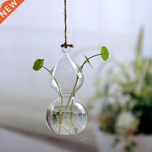 Grden Supplies Home Hnging Glss Vse Flower Plnter Pots